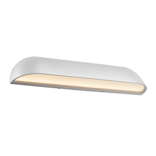 Front 36 LED White with Opal White Glass Wall Light