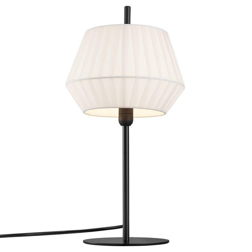 Nordlux Dicte Black With White Shade Table Lamp