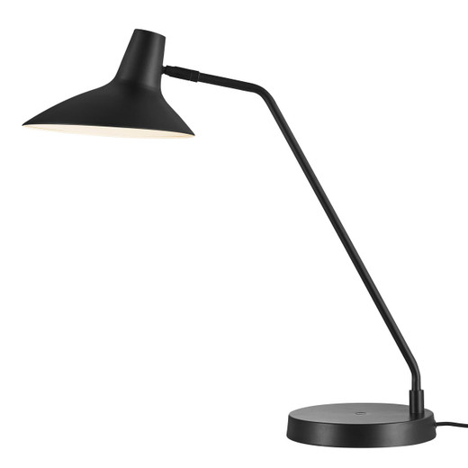 DFTP Darci Black Finish Adjustable Table Lamp