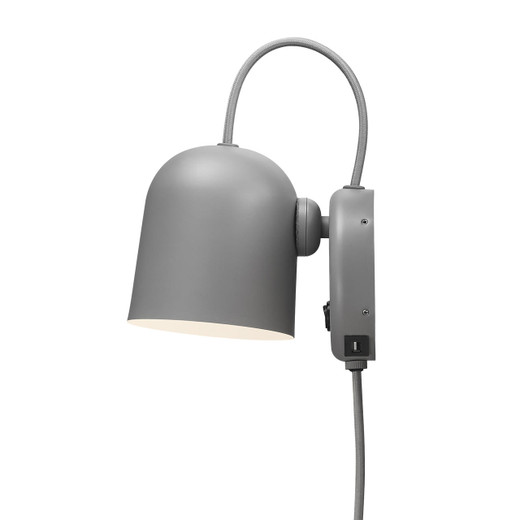 DFTP Angle Grey Adjustable Wall Light With USB