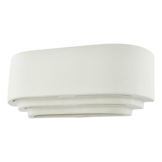 Dar Lighting Lando Ceramic Wall Washer Wall Light