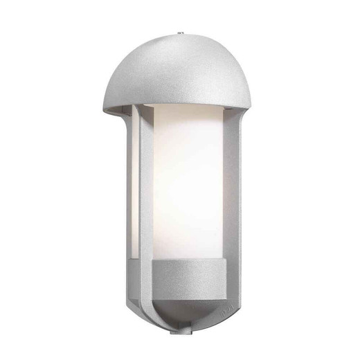 Tyr Grey Finish with Opal White Glass Outdoor IP23 Wall Light