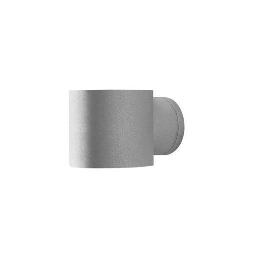 Modena Grey Round Aluminium Wall Light