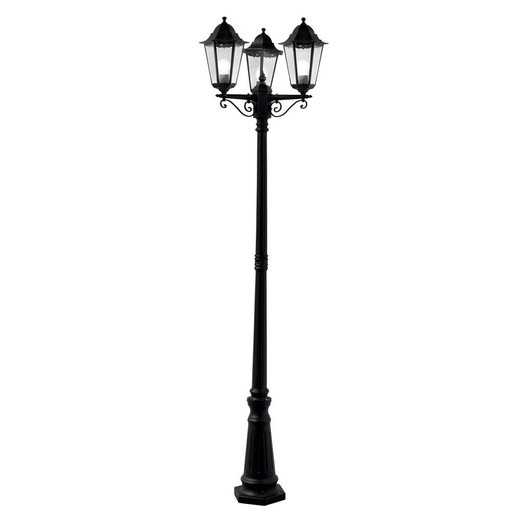 Searchlight Alex Black Outdoor 220cm Post Top Lantern