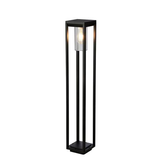 Searchlight Atlanta Black with Clear Diffuser Outdoor 90cm Bollard