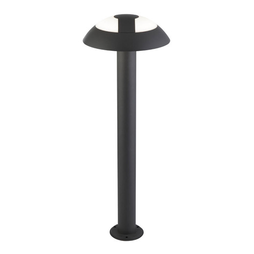 Searchlight Mushroom Dark Grey with Opal Glass IP44 LED 73cm Bollard