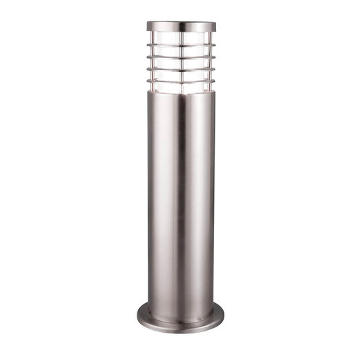Searchlight Louvre Stainless Steel with Clear Shade IP44 45cm Bollard