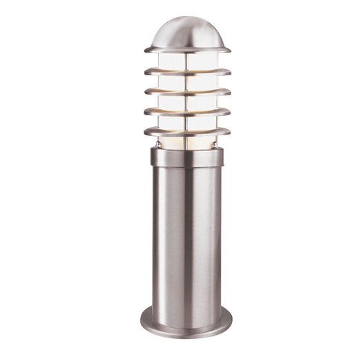 Searchlight Louvre Stainless Steel with Opal Shade IP44 45cm Bollard