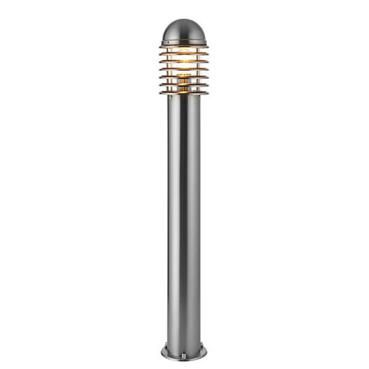 Endon Lighting Louvre Stainless Steel with Clear Glass 100cm IP44 Bollard