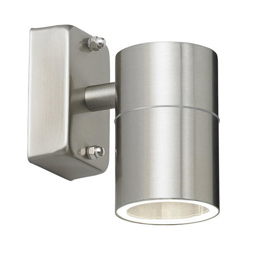 Endon Lighting Canon Stainless Steel Downward IP44 Wall Light