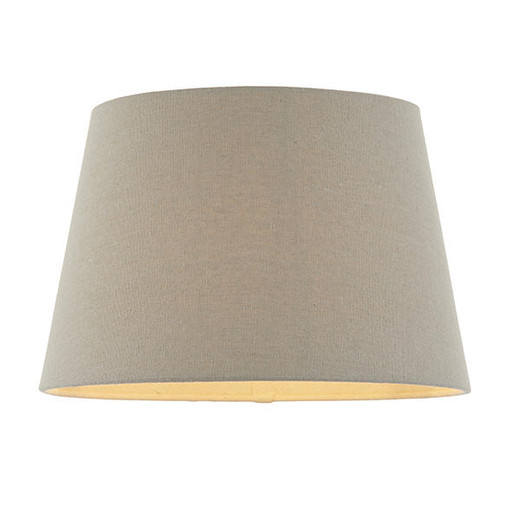 Endon Lighting Cici 10 Inch Grey Linen Mix Fabric Shade Only