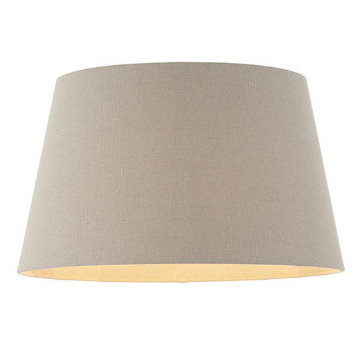 Endon Lighting Cici 14 Inch Grey Linen Mix Fabric Shade Only