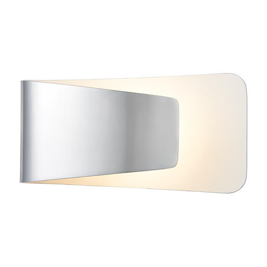 Endon Lighting Jenkins Chrome with Matt White LED Wall Light