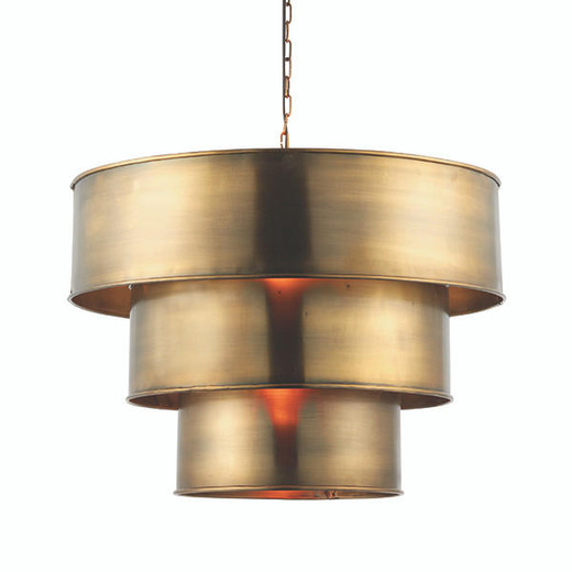 Endon Lighting Morad Aged Brass Pendant Light