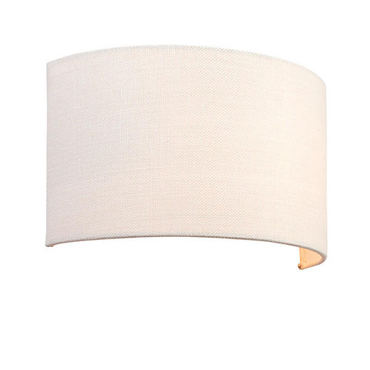 Endon Lighting Obi Vintage White Linen Wall Light