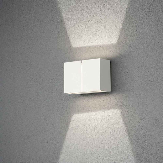 Pavia White Aluminium LED Wall Light