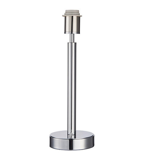 Endon Lighting Owen Polished Chrome USB Round Table Lamp