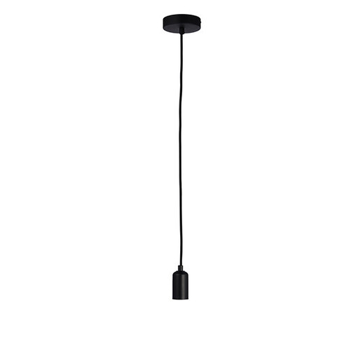 Endon Lighting Studio Matt Black with Black Fabric Flex Pendant Light