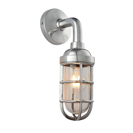 Endon Lighting Elcot Polished Aluminium Wall Light