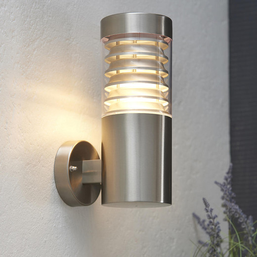 Endon Lighting Eaves 316L Marine Grade Stainless Steel IP44 Wall Light