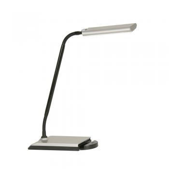 Firstlight Modern LED Table Lamp In White Finish With A Magnifying Glass  3753WH