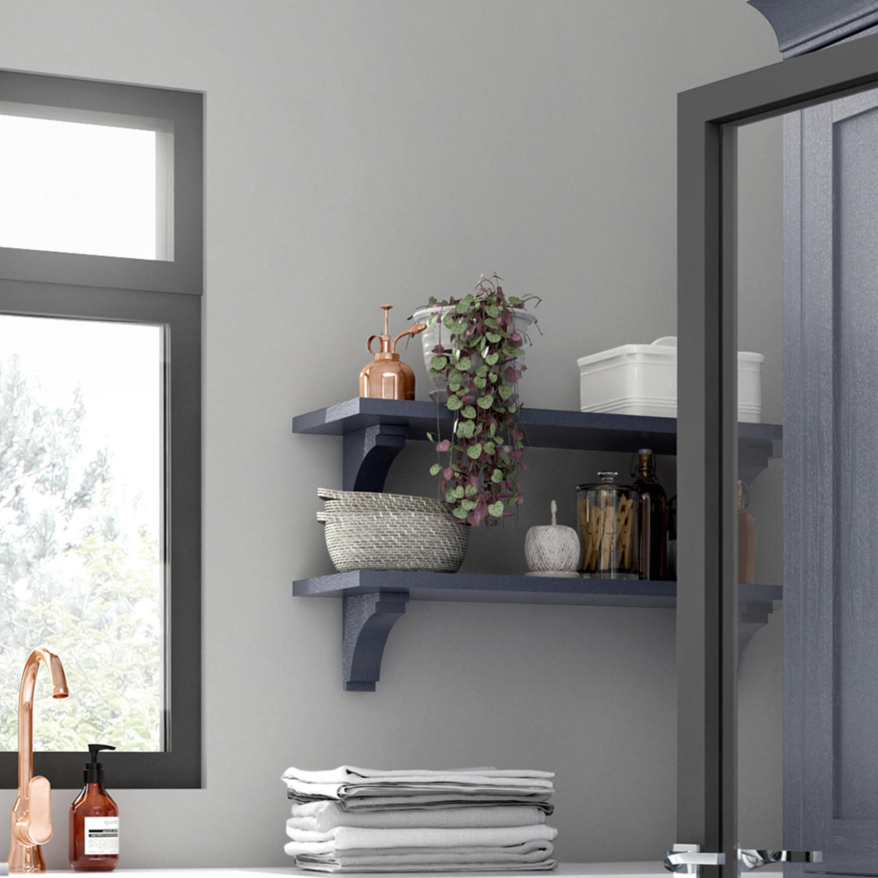 Laura Ashley Silver 2.5l Kitchen and Bathroom Emulsion Paint The