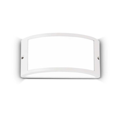 Rex-1 AP1 White with White Opal Diffuser IP44 Wall Light