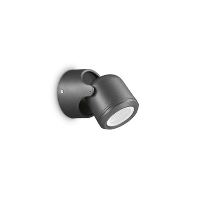 Xeno AP1 Black with Adjustable Diffuser IP44 Wall Spotlight
