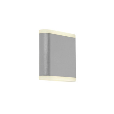 Outdoor Grey Up Down IP44 LED Wall Light