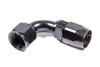 #16 x 90 Power Flow Hose End Black
