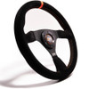 11.75 in Wheel Black Suede 6-Bolt Aluminum