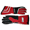 Glove Sport 2 Layer Blk /Red Med SFI-5