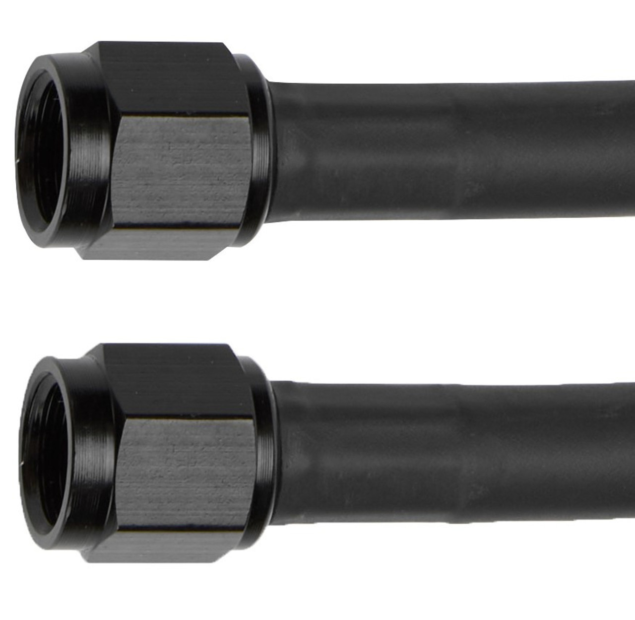 Coated Braided Line 6in #4 Hose -4 Str/-4 Str