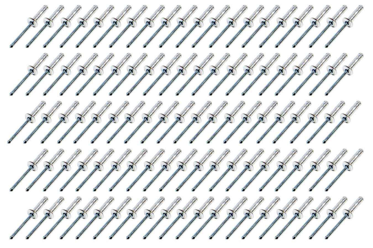 Small Head Rivet Silver 100pc 3/16in