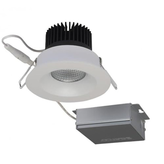 Satco S11630 Transitional LED Downlight in White Finish, 4.38 inches, 3.5 Inches