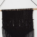 Bohemian Rio Macrame Wall Hanging - Black