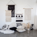 Bohemian Rio Macrame Wall Hanging - Black