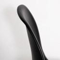 Cairo Chair - Black Seat Chrome Base