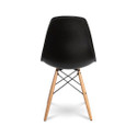 Cairo Chair - Black Seat Wood Base