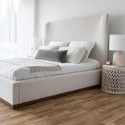 Faye King Bed - Off White