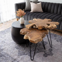 Natura Hairpin Nesting Table - S