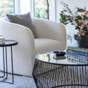 Evita Chair - Cream Boucle