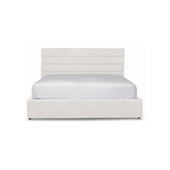 Justin Queen Bed Tall - Cream