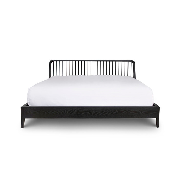 Irving Wood King Bed - Black