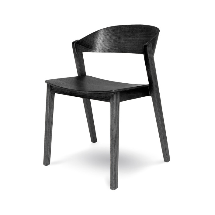 Astrid Stackable Chair - Black