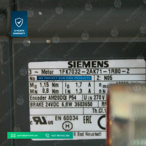 1FK7032-2AK71-1RB0-Z N05 Siemens servomotor 1FK7032-2AK71-1RB0-Z N05 Siemens servomotor