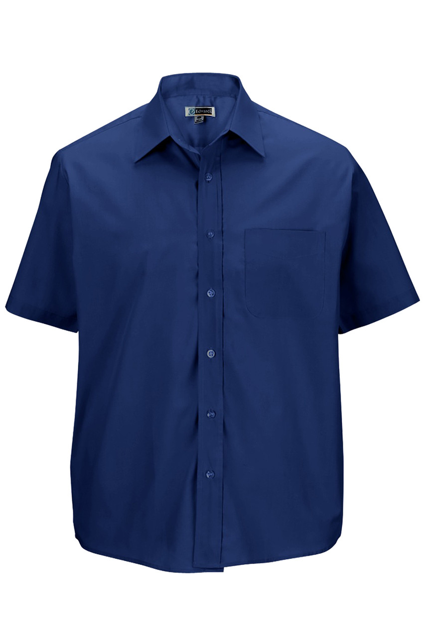 Edwards Short Sleeve Broadcloth Shirt, 2 Colors, 2X, 3X, 3XT, 4X, 4XT ...