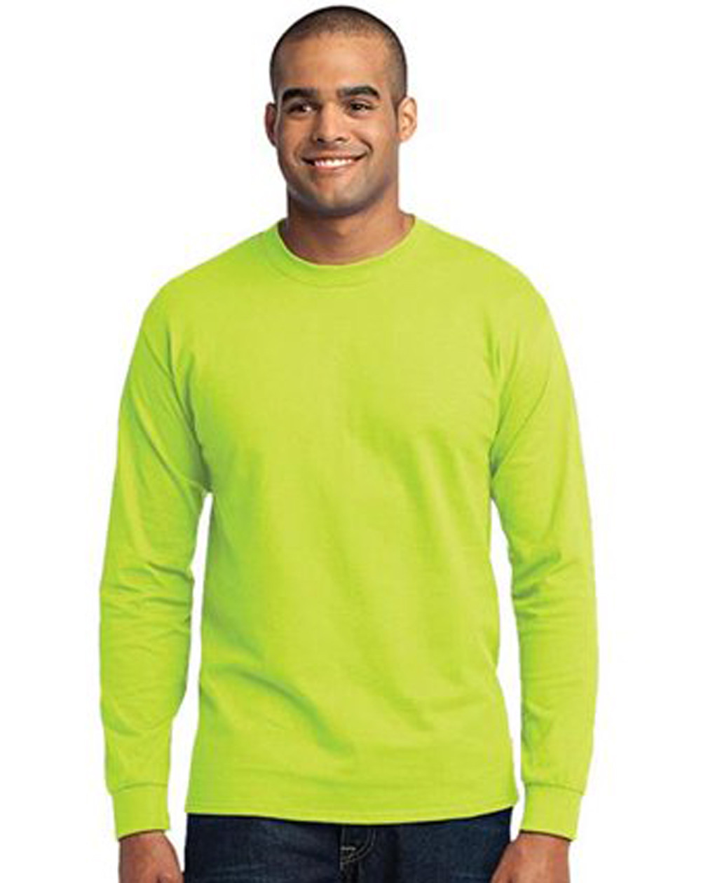 Fruit of the Loom Long Sleeve Safety Tees, 2 Colors, 2X, 3X