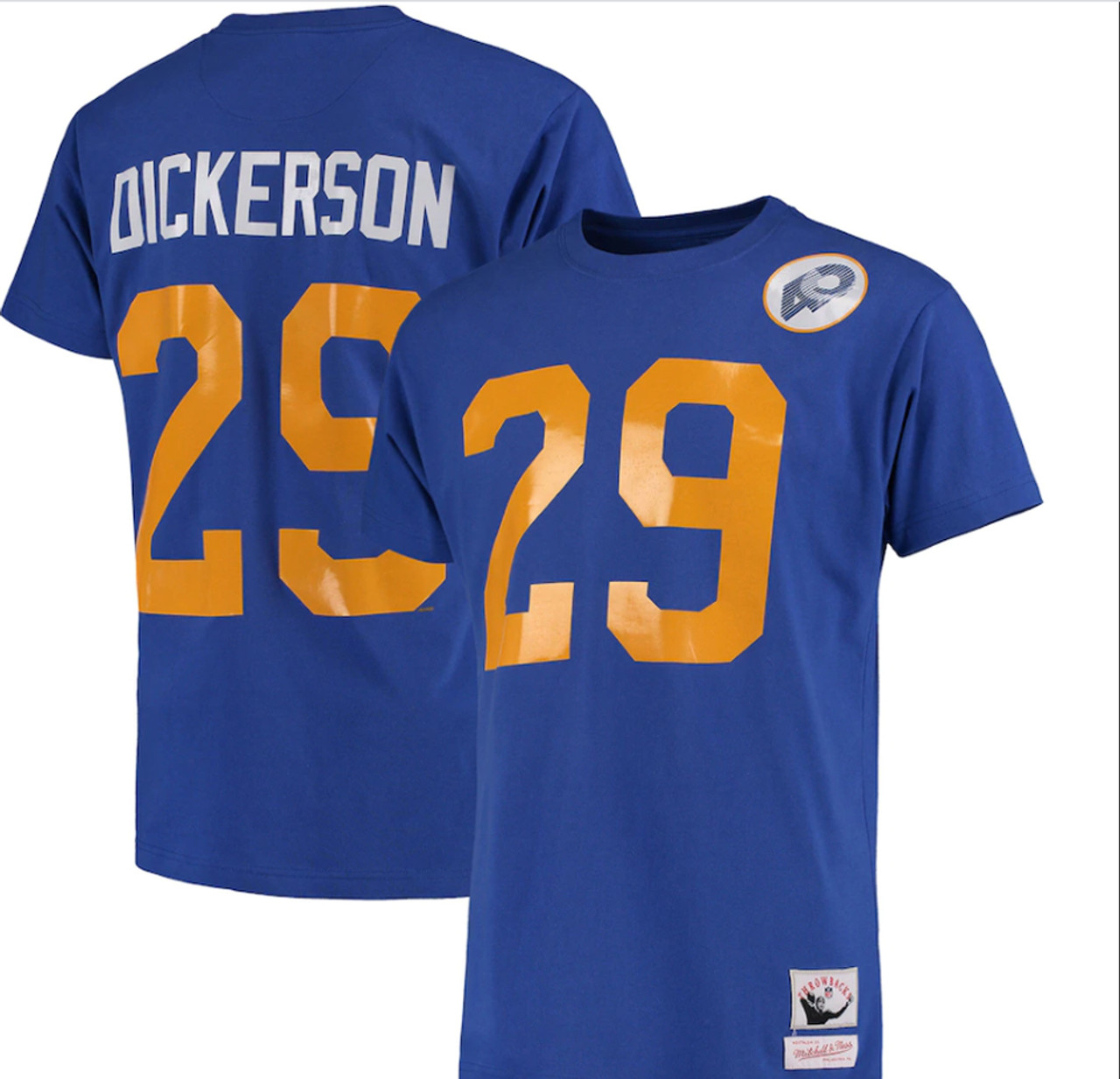 Los Angeles Rams Eric Dickerson Mitchell & Ness Throwback Jersey Size  52