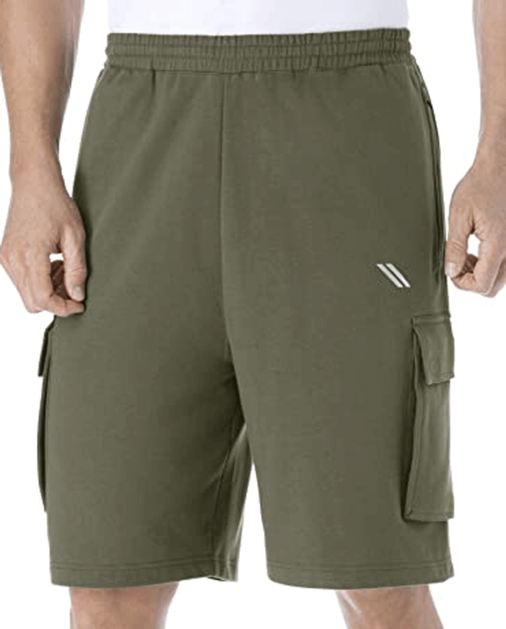 King Size Sport Olive Green Moisture Wicking Cargo Shorts, LT, XL, XLT ...